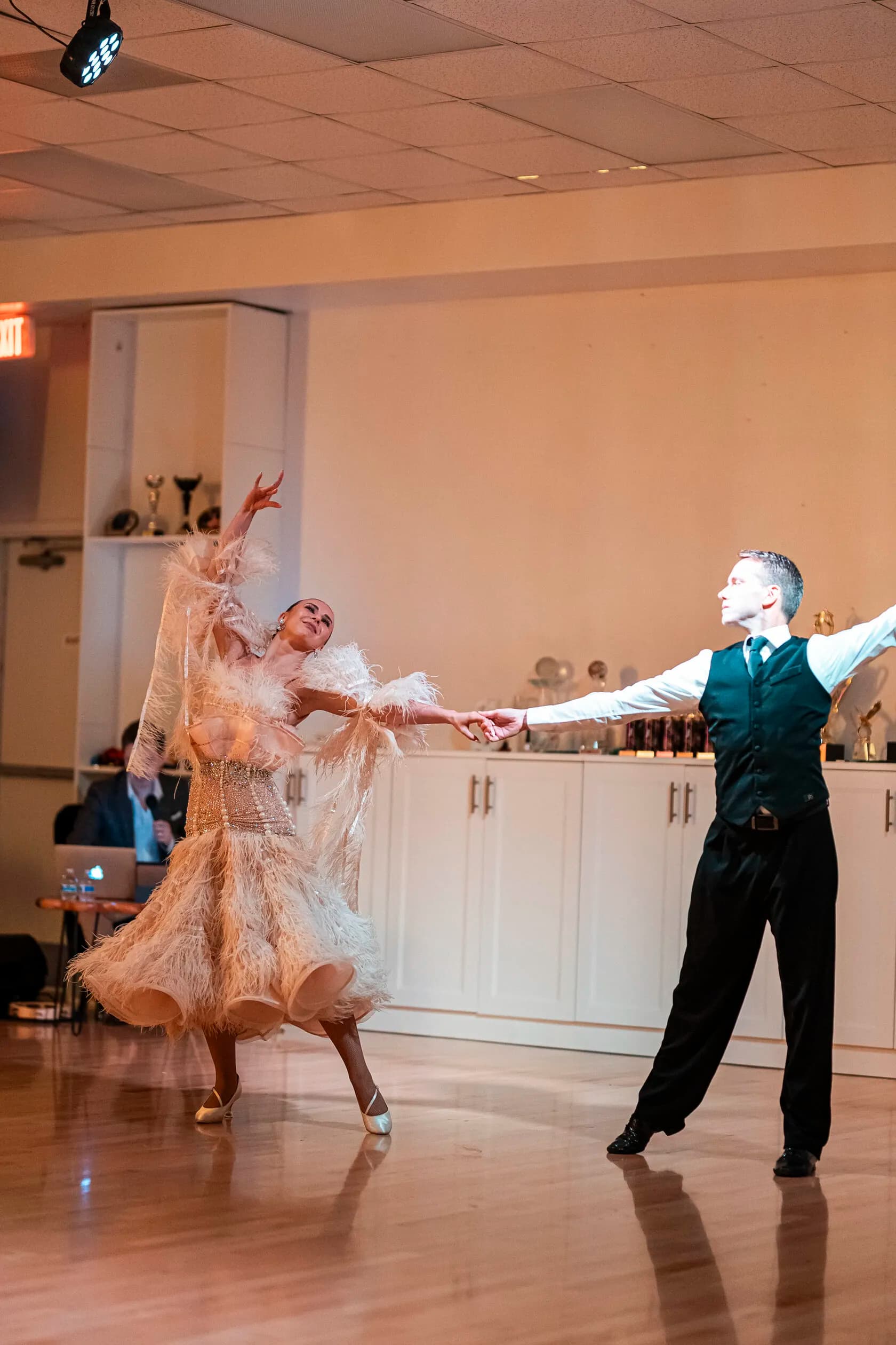 Brian Noon and Anastasia Tatarenko performing at Summer Showcase 2024