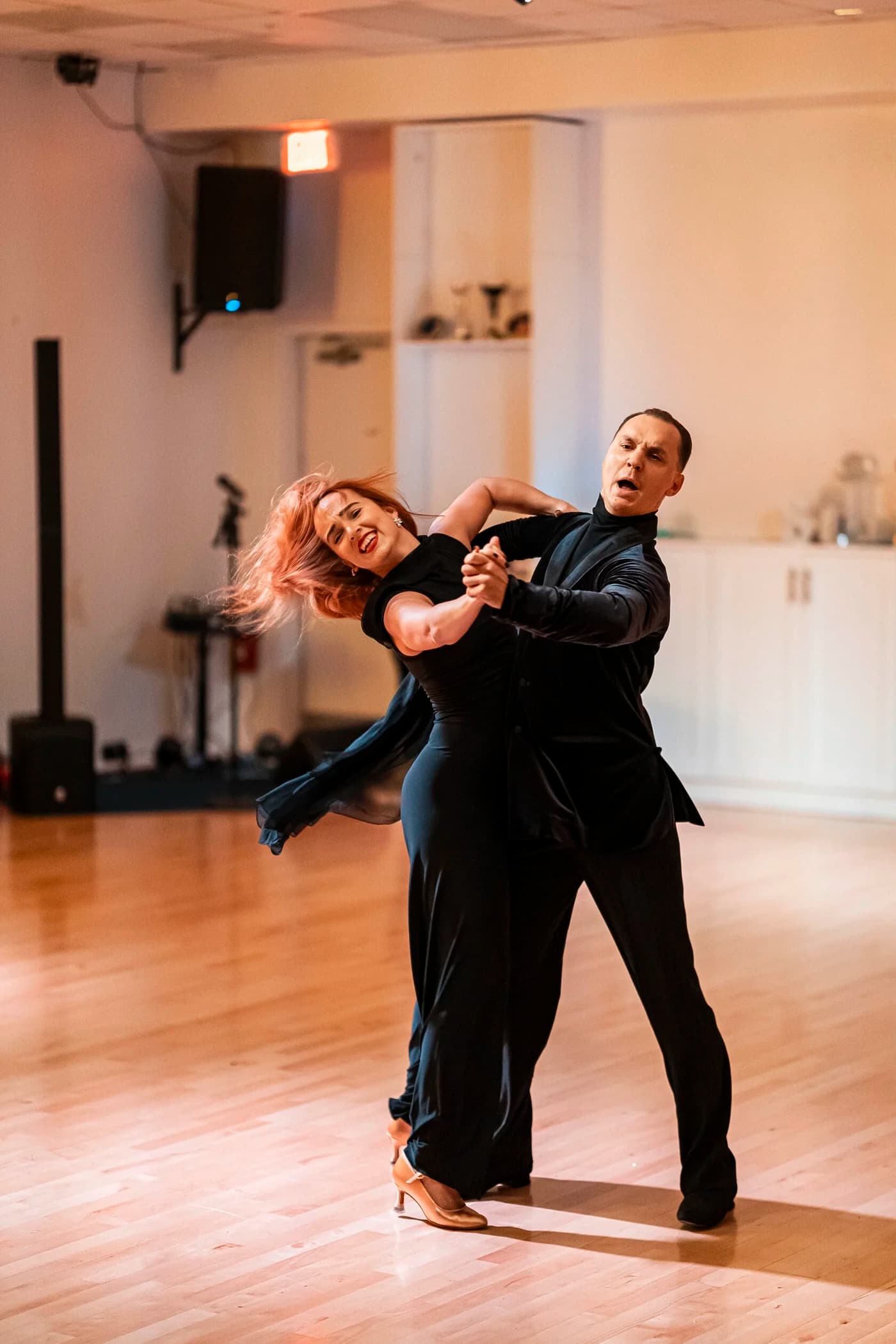A private dance lesson at S-Style Dance Team